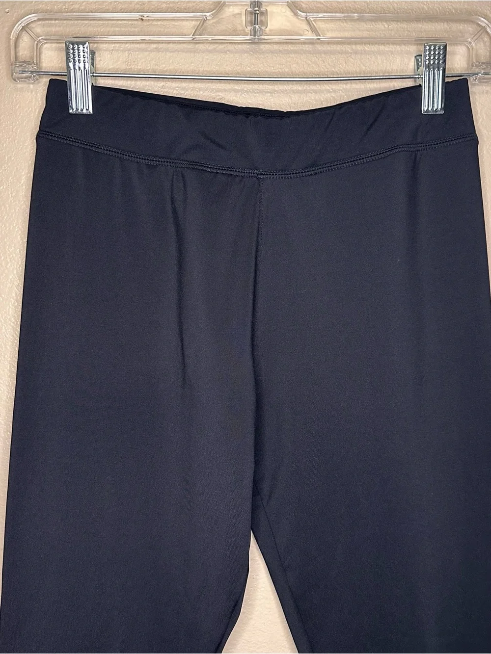 Adidas Black Kids Athletic Leggings with Gold Detail